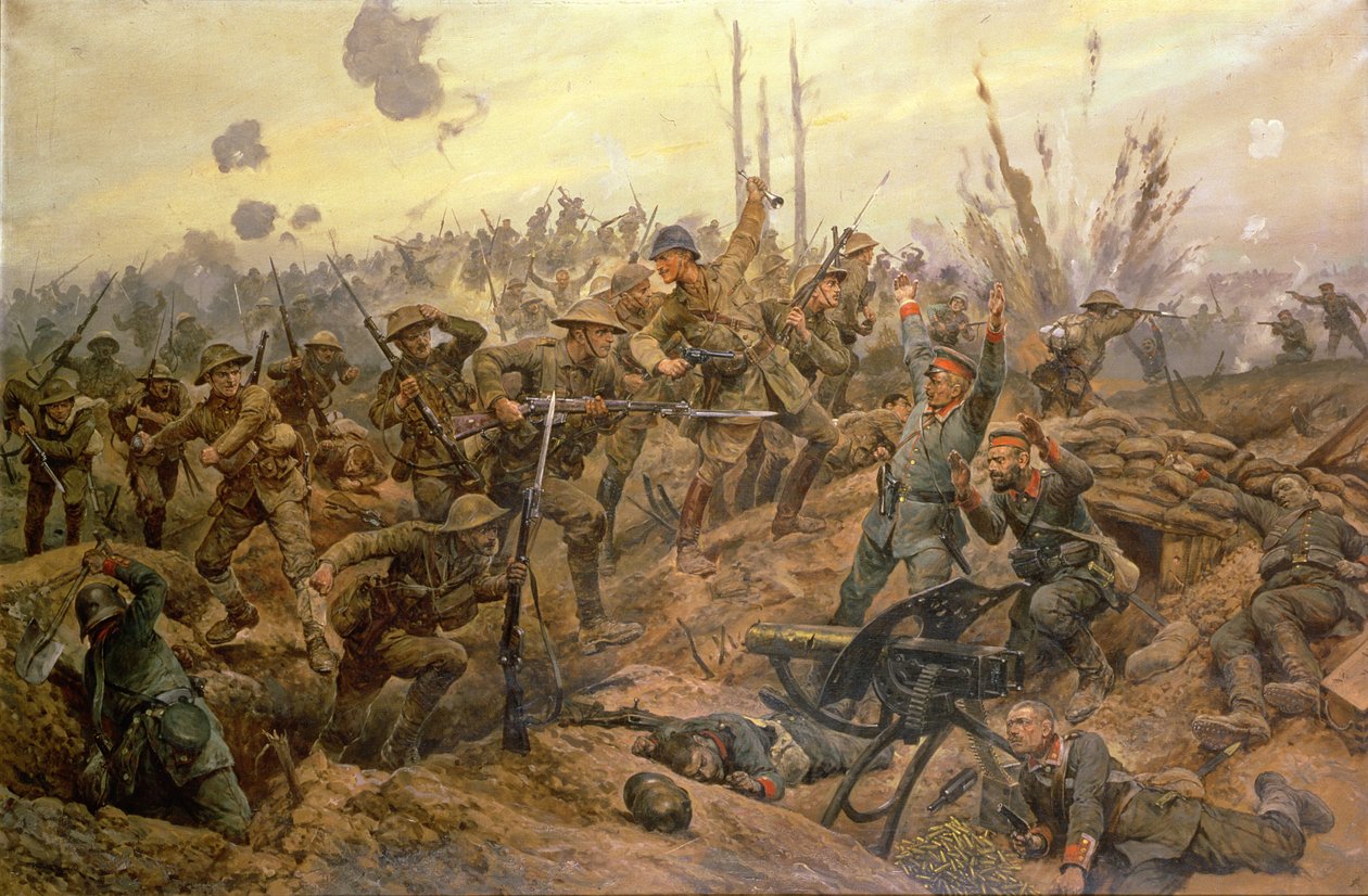 La batalla del Somme de Richard Caton Woodville junior