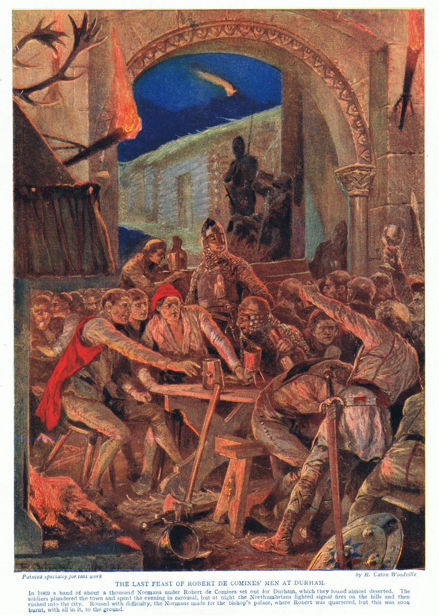 El último banquete de Robert de Comines AD1069 de Richard Caton Woodville junior