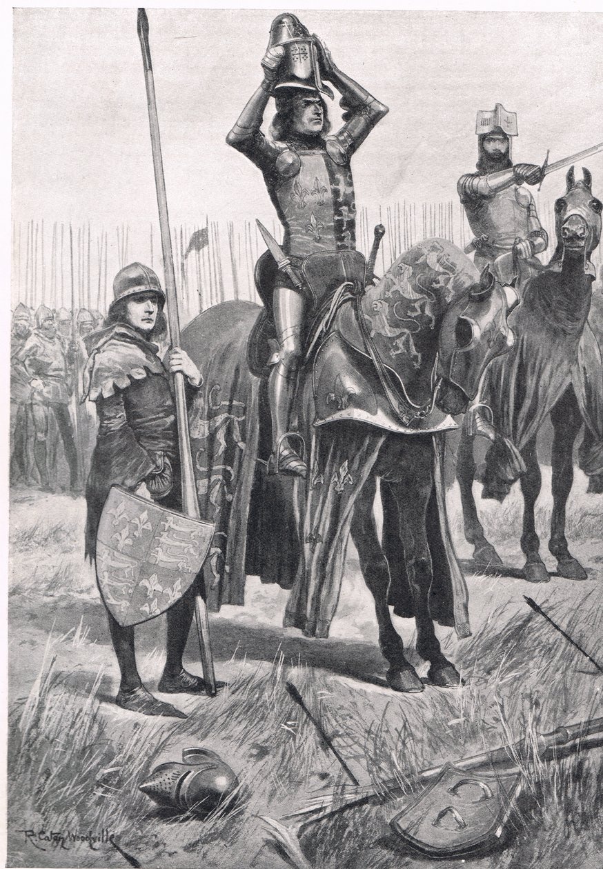 Entonces dijo Sir John Chandos Sire, Avanza, El día es tuyo, ilustración de 