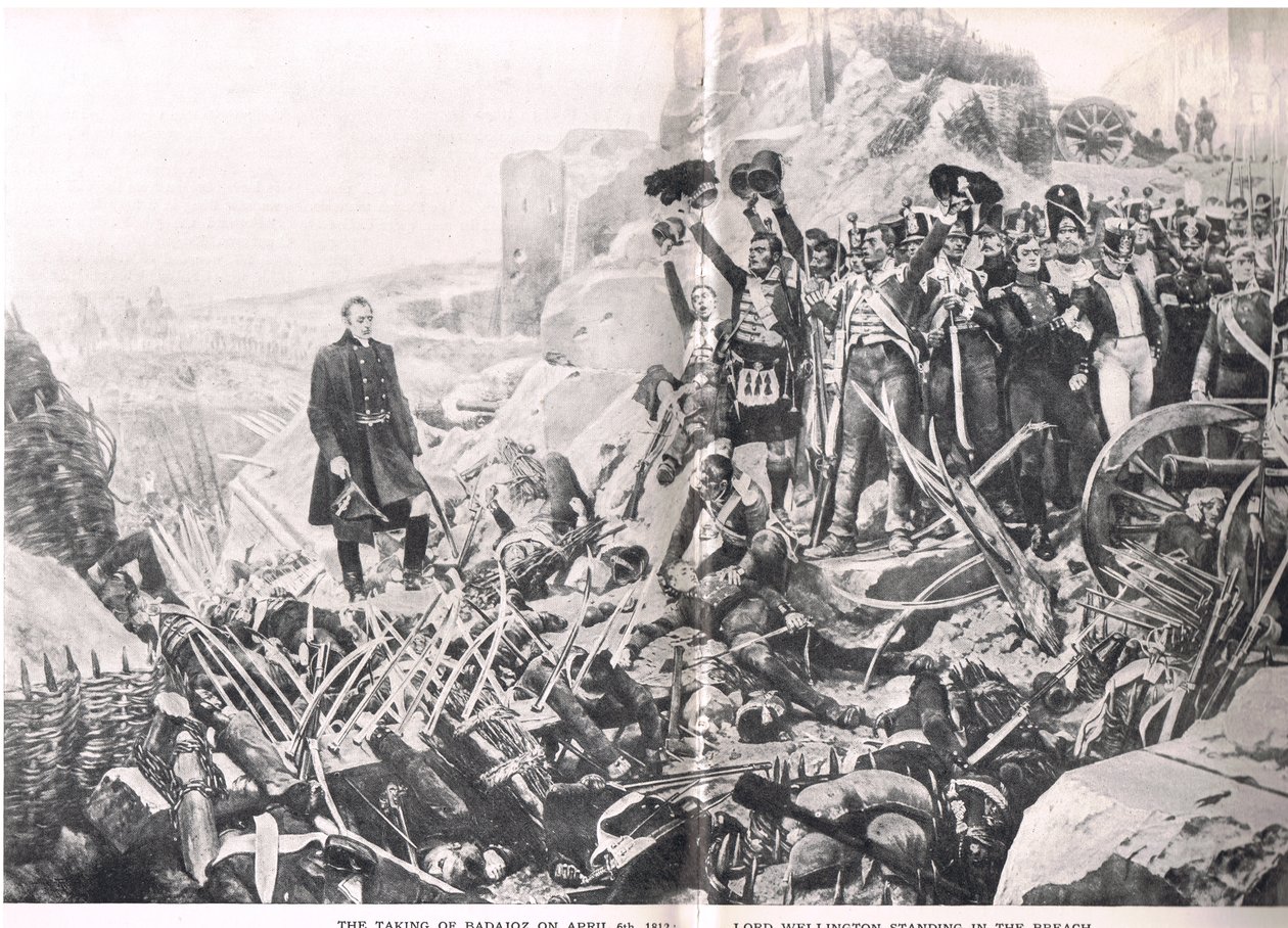 La toma de Badajoz, ilustración de 