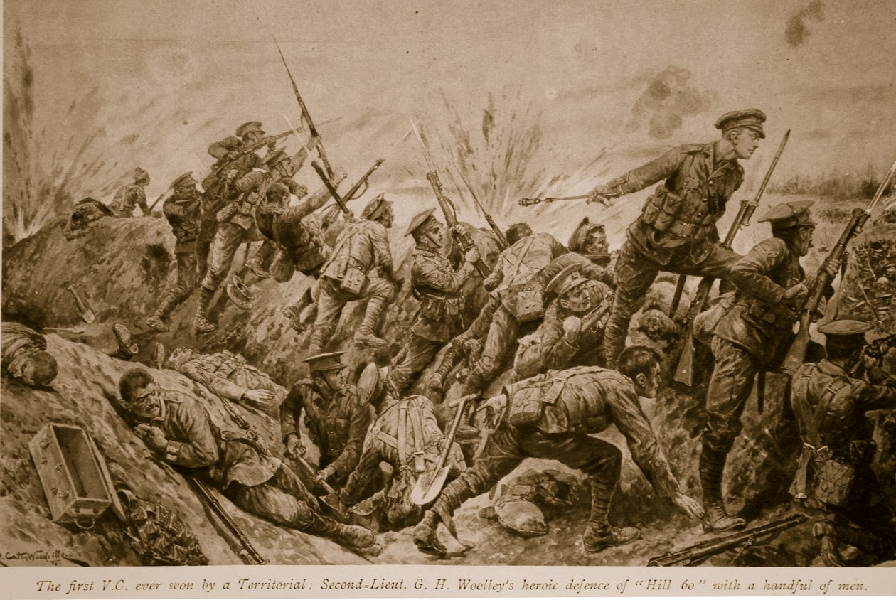 La primera Cruz Victoria ganada por un Territorial: la heroica defensa del Segundo Teniente G.H. Woolley de 