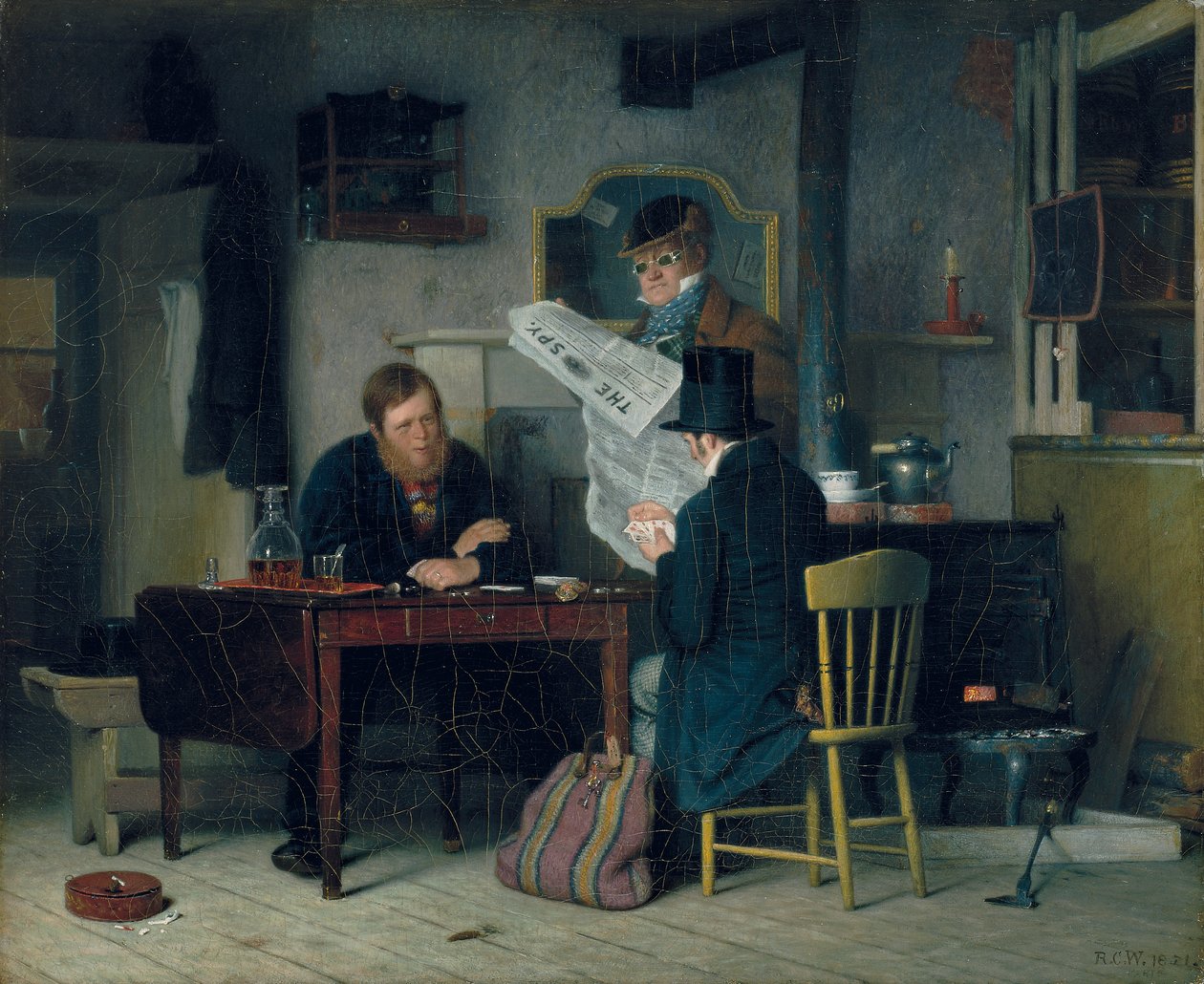 Esperando la diligencia, 1851 de Richard Caton Woodville
