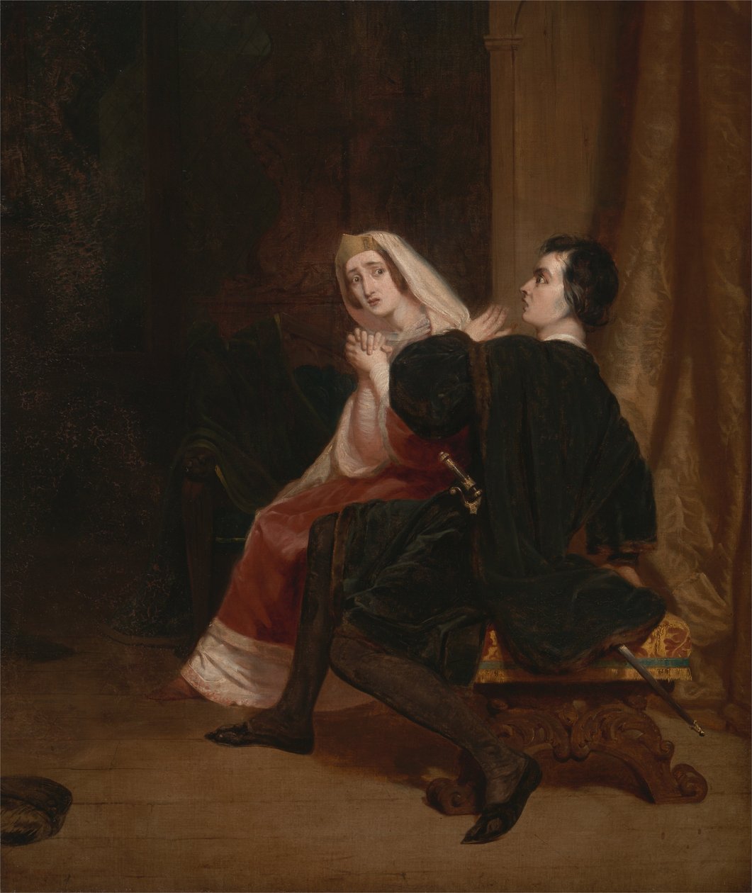 Hamlet y su Madre; La Escena del Closet de Richard Dadd