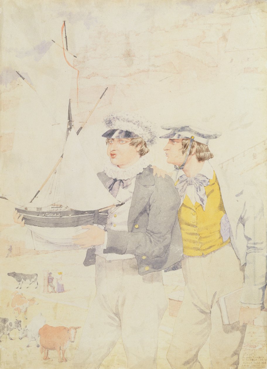 Miembros juveniles del Club de Yates, 1853 de Richard Dadd