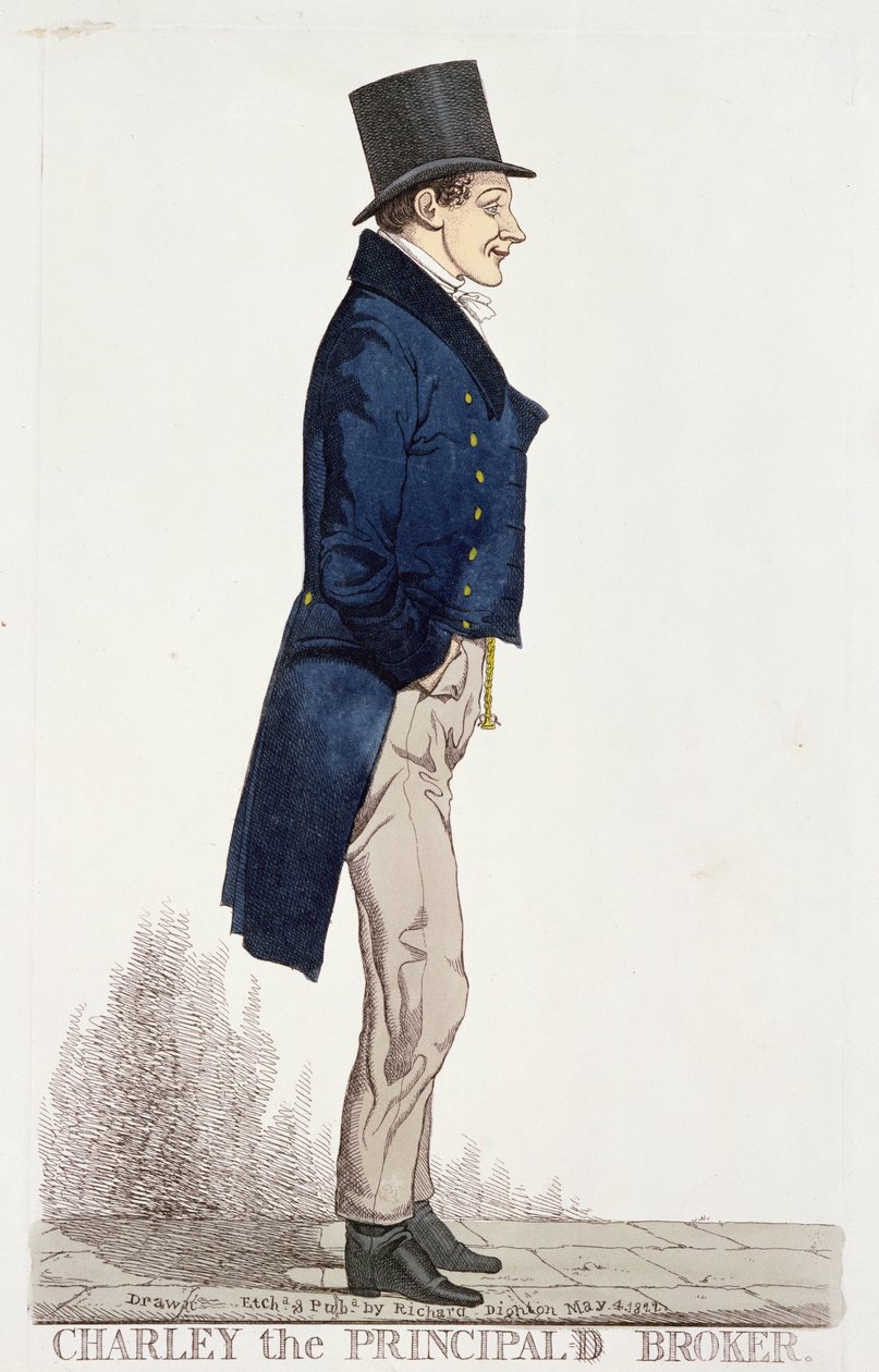 Charley el corredor principal, 4 de mayo de 1822 de Richard Dighton