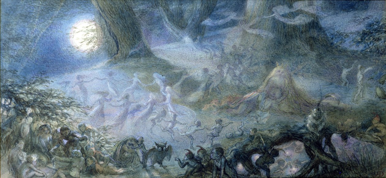 Hadas danzantes de Richard Doyle