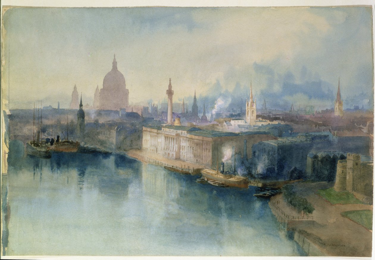 Londres desde el Puente de la Torre, 1914 de Richard Henry Wright
