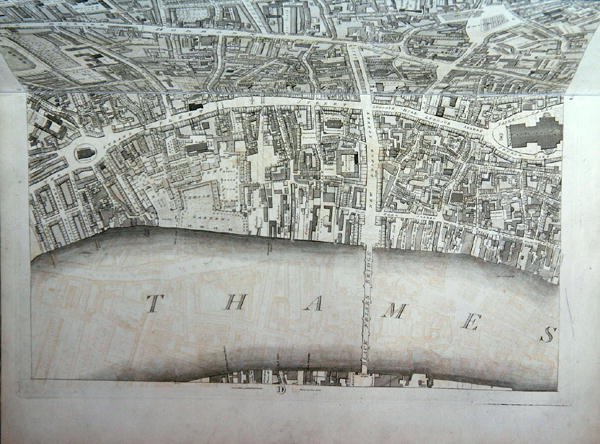 Plano de la Ciudad de Londres, publicado en 1813 de Richard Horwood