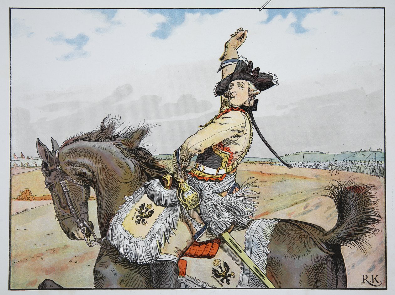 Seydlitz en Rossbach, 5 de Noviembre de 1757 de Richard Knoetel