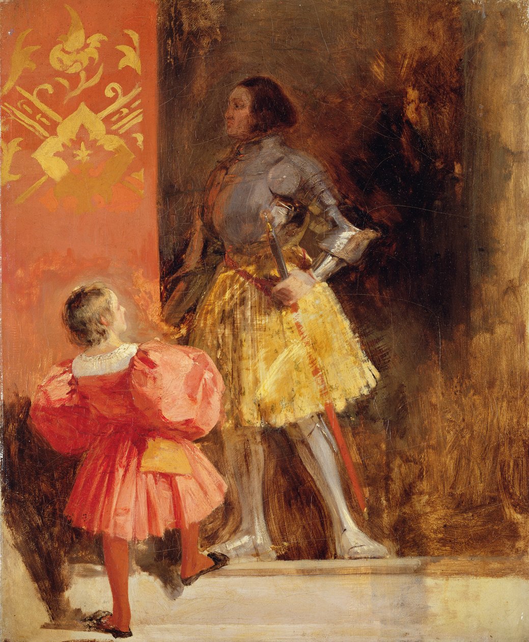 Un caballero y un paje de Richard Parkes Bonington