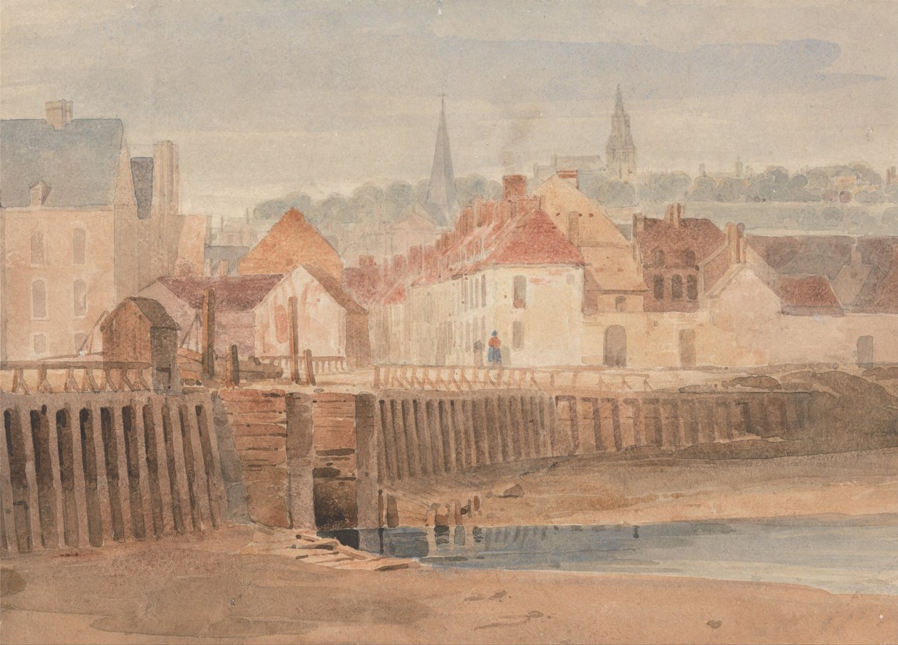 Puerto de Boulogne de Richard Parkes Bonington