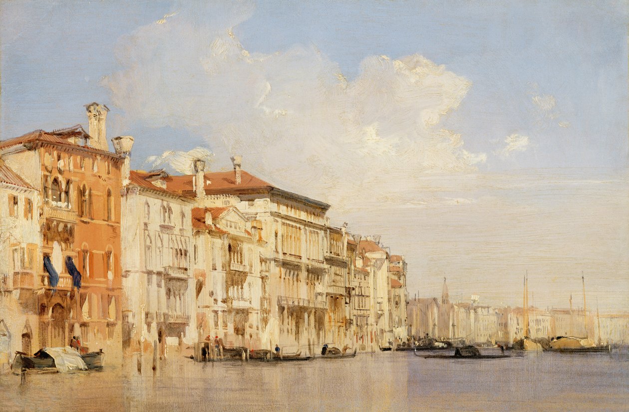 Gran Canal, Venecia de Richard Parkes Bonington
