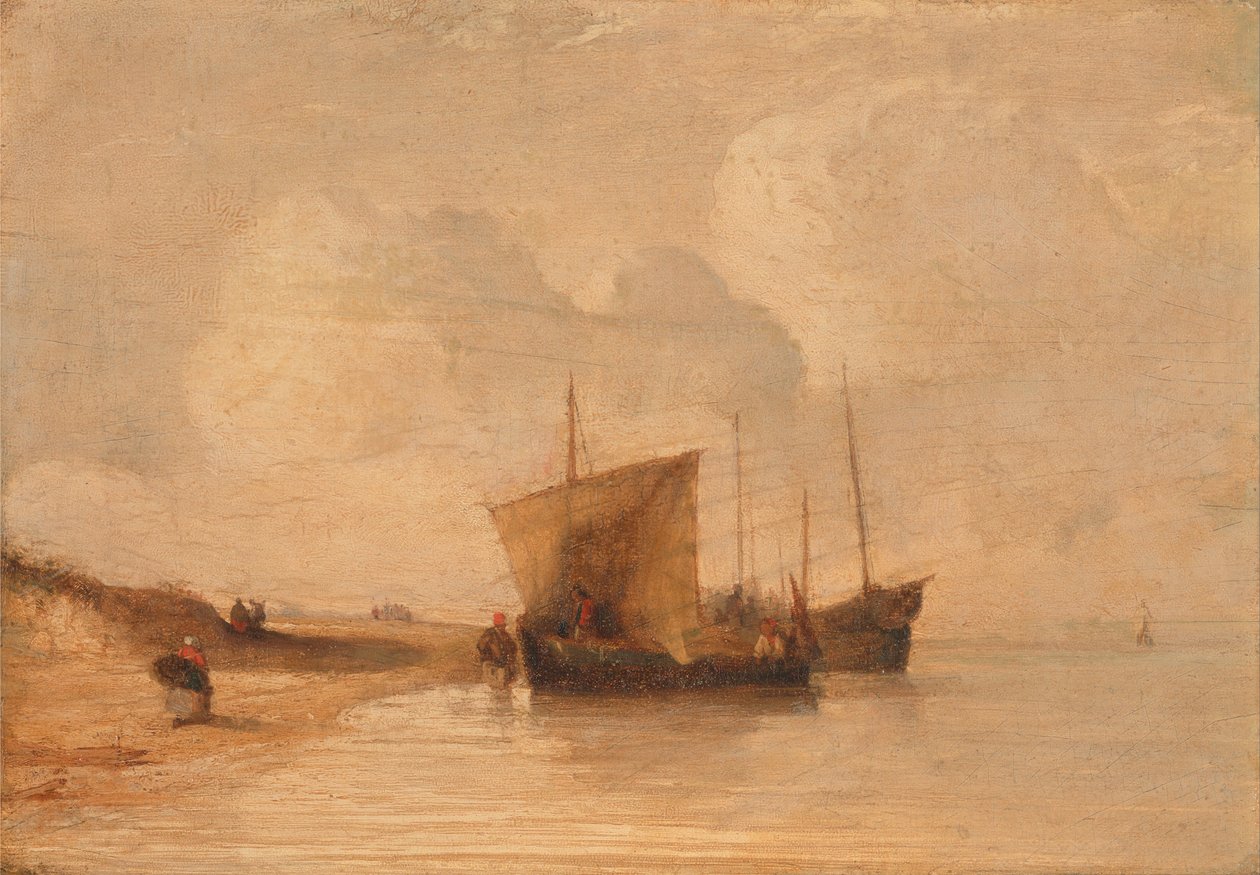 Costa de Normandía de Richard Parkes Bonington