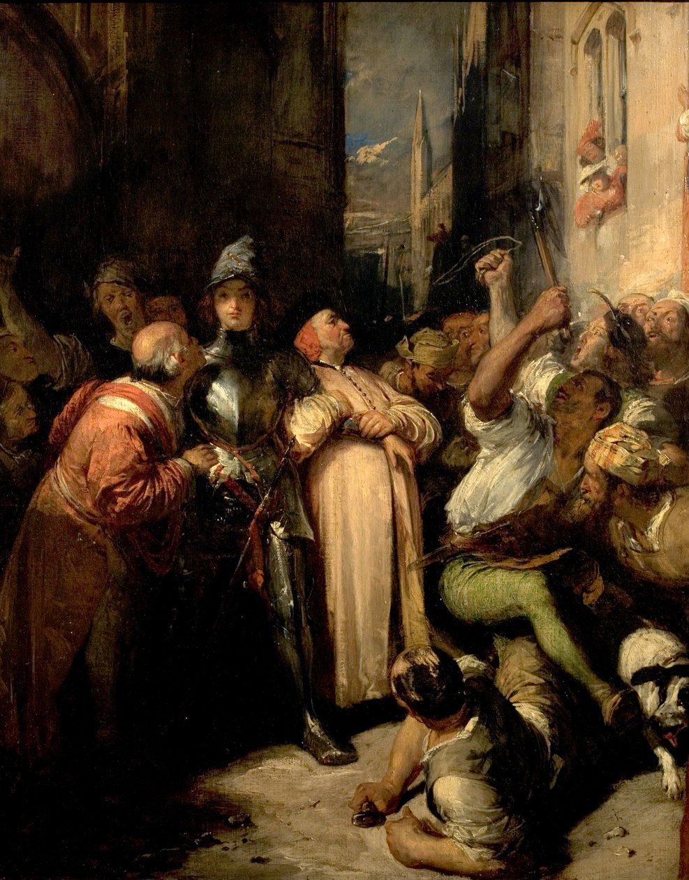 Quentin Durward en Lieja, Bélgica, 1827-28 de Richard Parkes Bonington