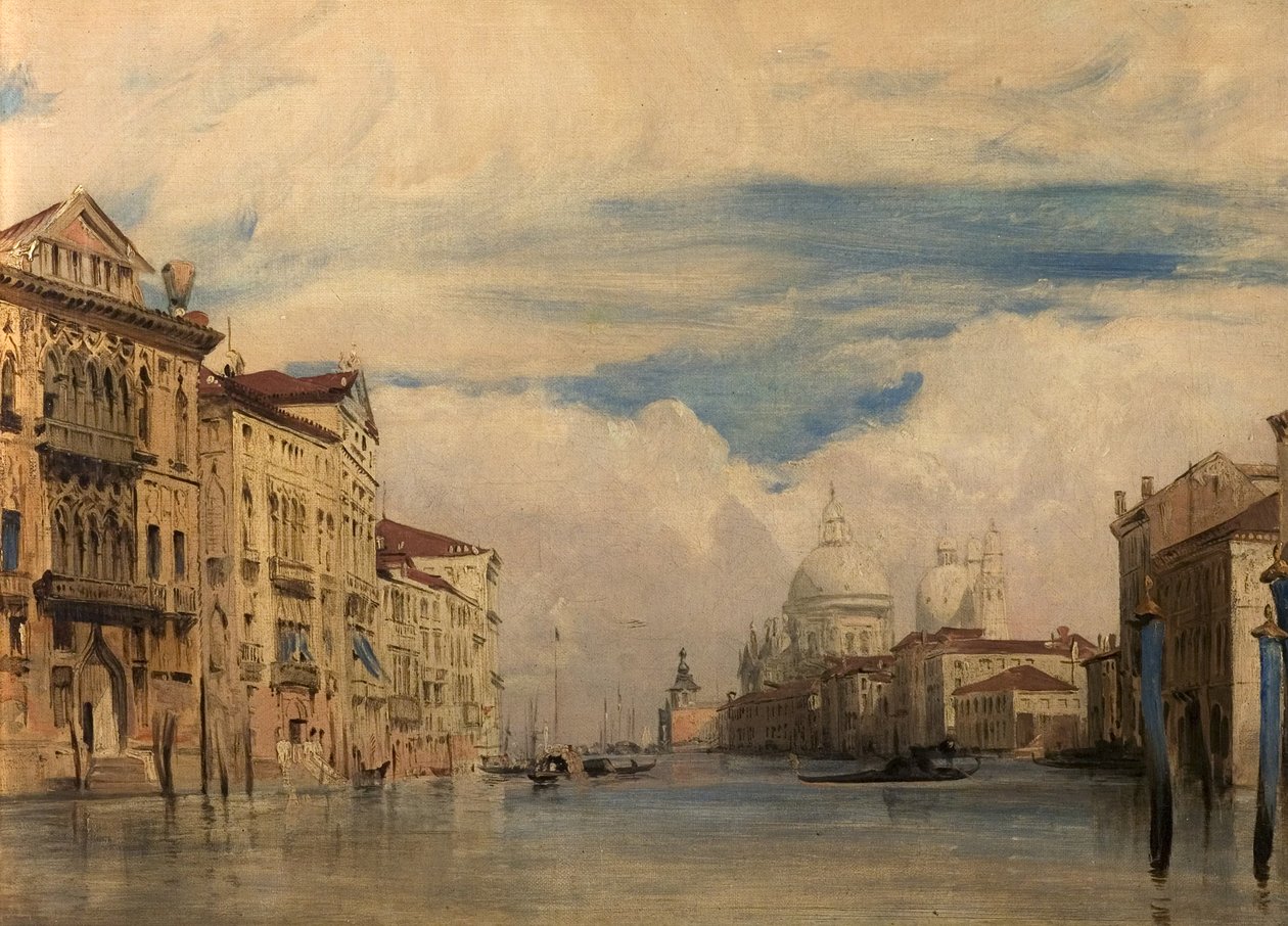 El Gran Canal, Venecia, Italia de Richard Parkes Bonington