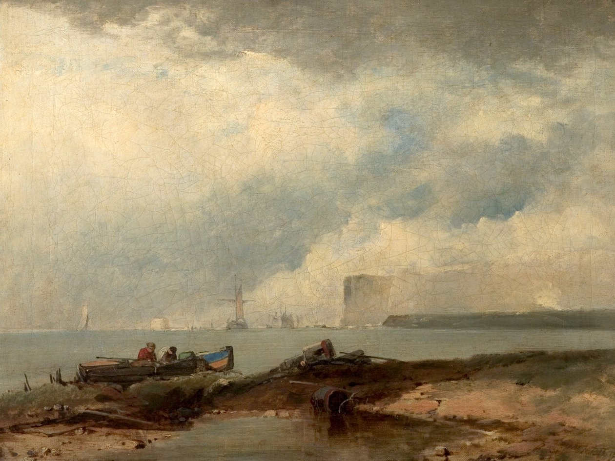 Escena Costera, 1826 de Richard Parkes manner of Bonington
