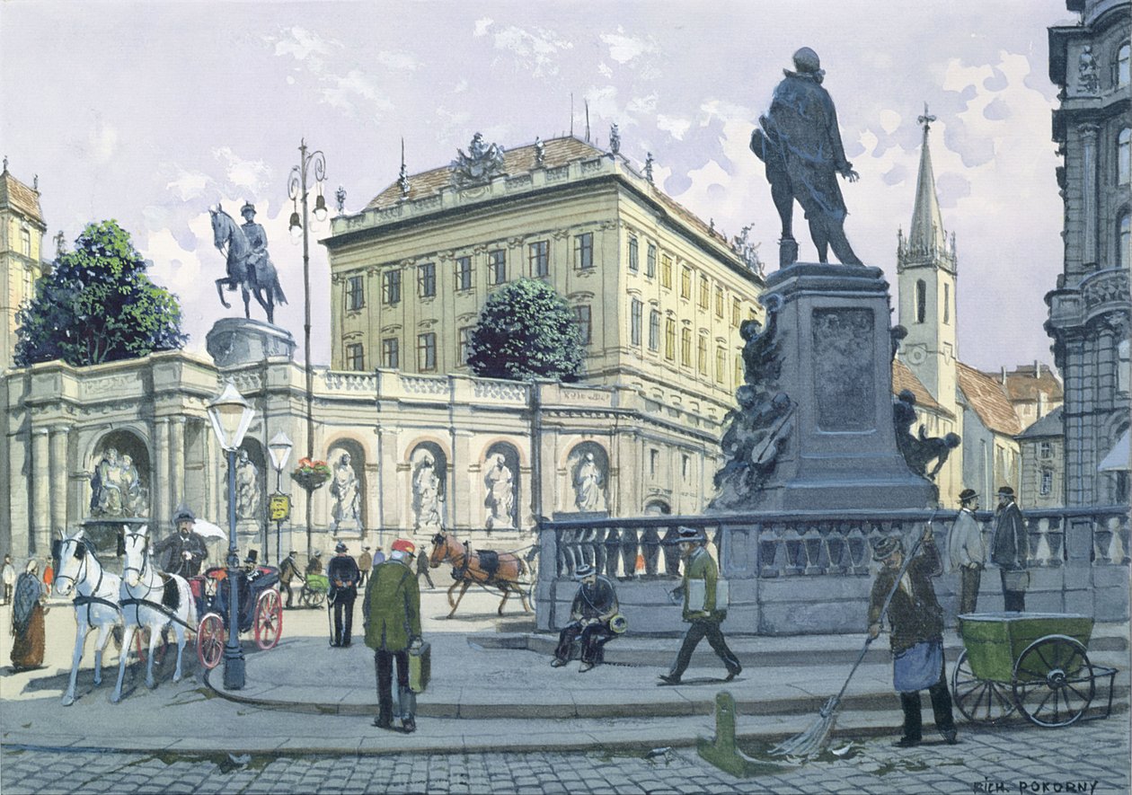 La Albertina, Viena de Richard Pokorny