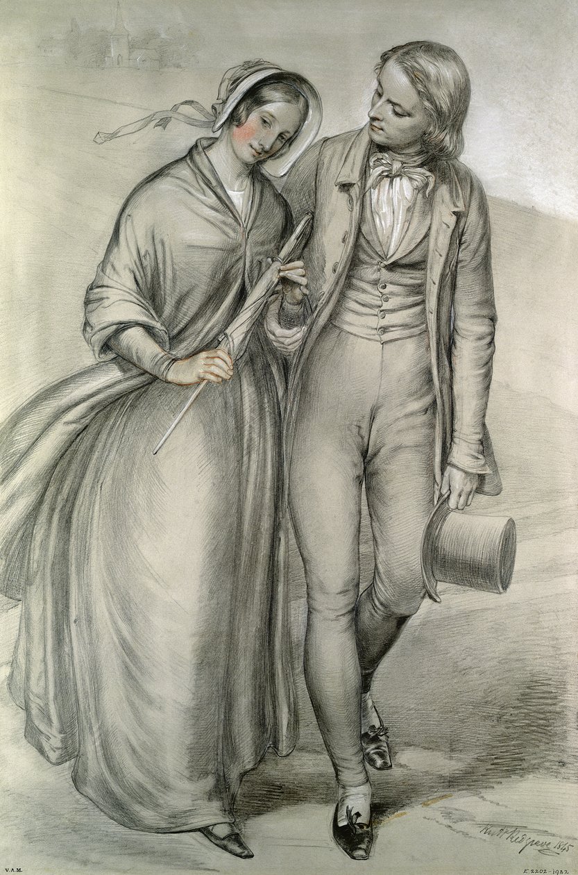 La mañana de la boda - La partida, c.1846 de Richard Redgrave