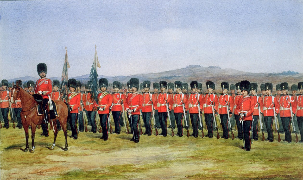 Los Fusileros Reales, 1876 de Richard Simkin