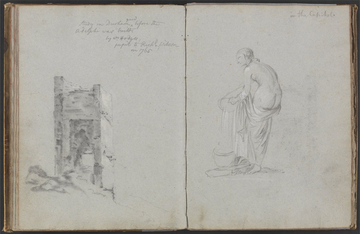 Cuaderno de bocetos italiano de Richard Wilson