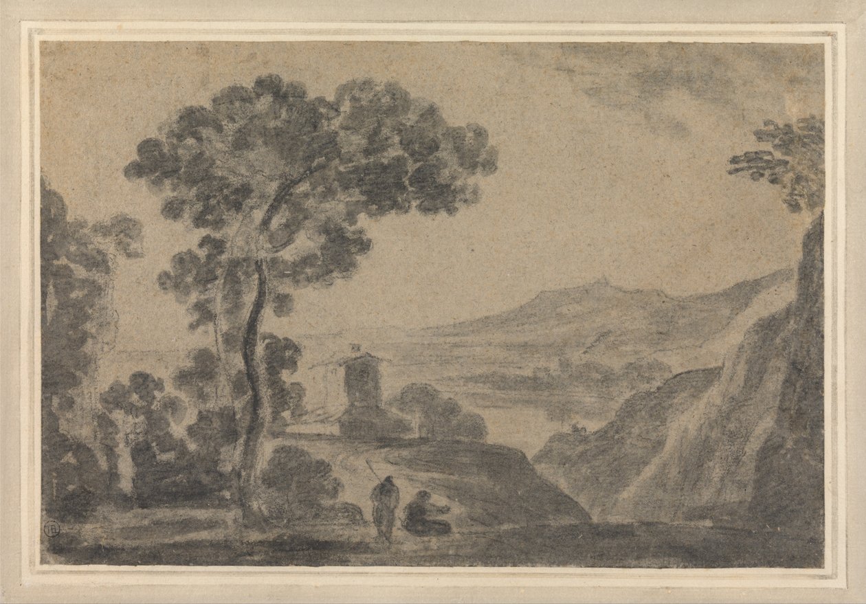Composición de paisaje italianizante de Richard Wilson