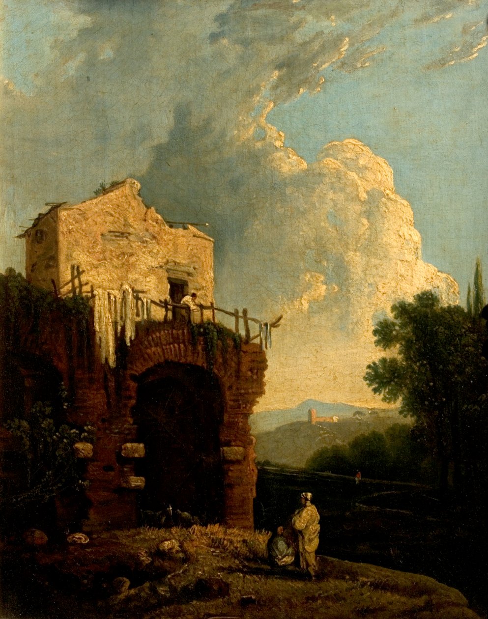 Ruinas de una villa cerca de Roma de Richard Wilson