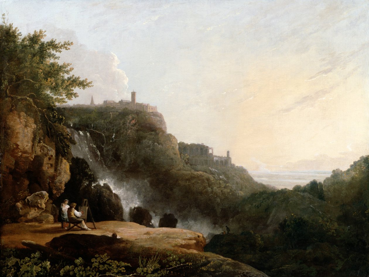 Vista de Tívoli: las Cascatelle y la Villa de Mecenas de Richard Wilson