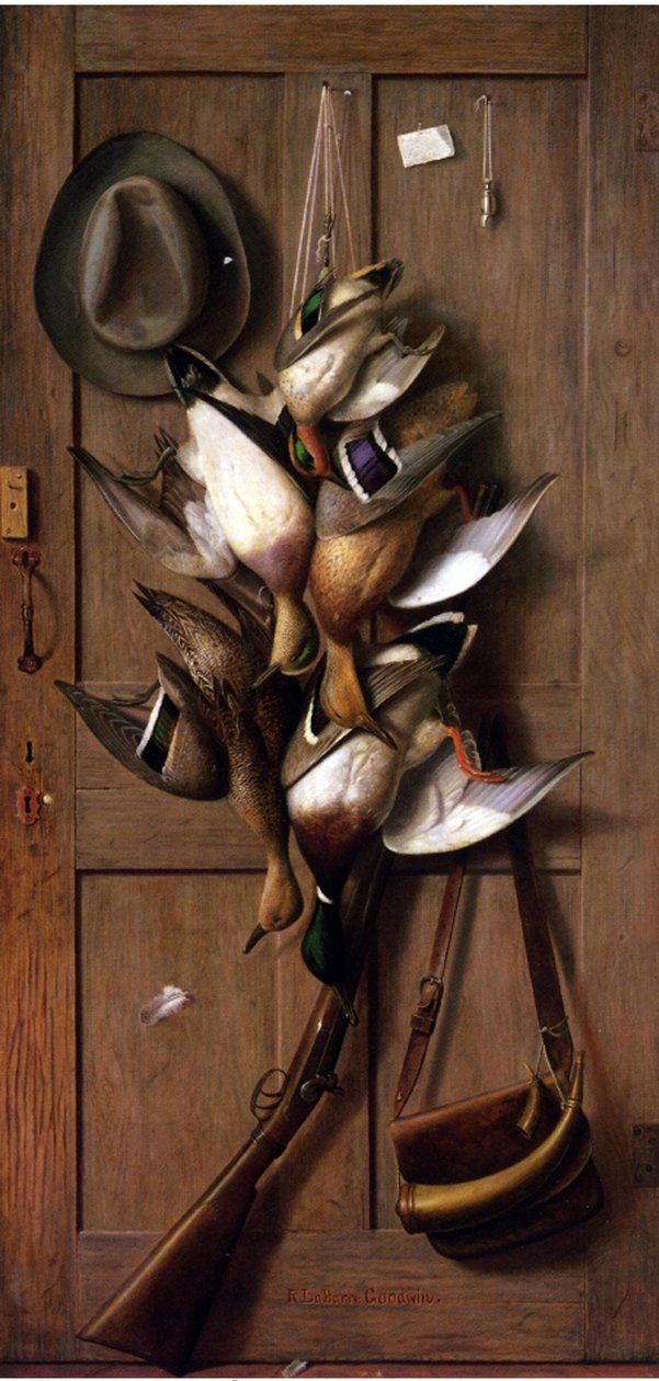 Patos: Puerta de la Cabaña de Theodore Roosevelt, 1905 de Richard la Barre Goodwin