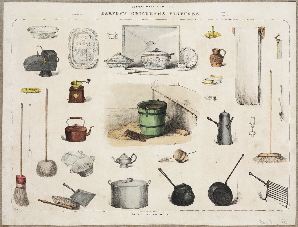 Utensilios domésticos, c 1870-1900 de John Pardon