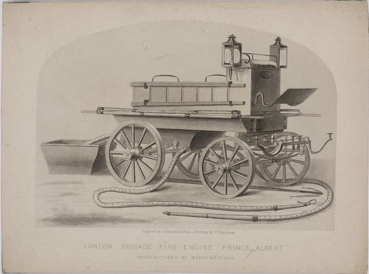 Carro de bomberos de la Brigada de Londres 