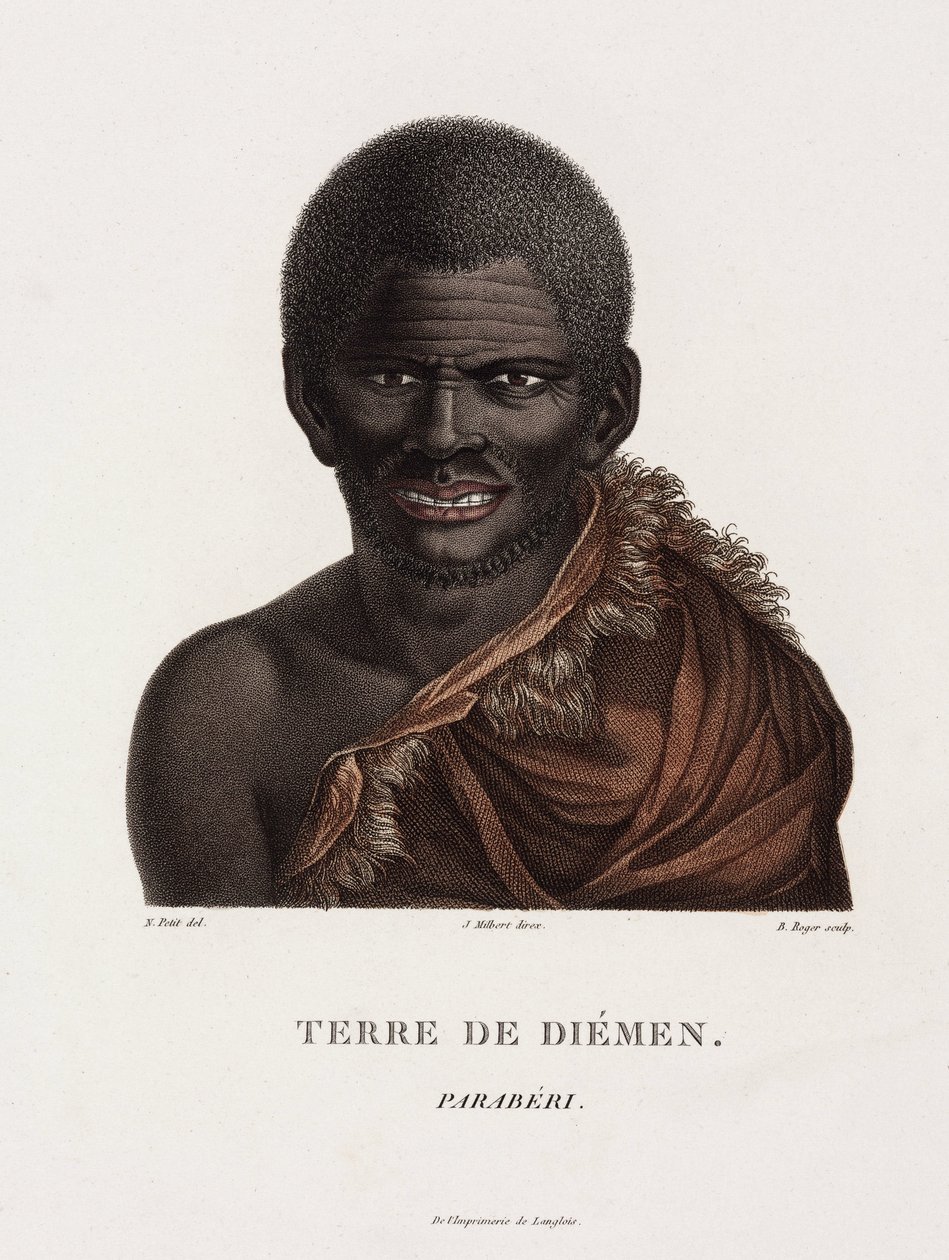 Aborigen de Tasmania, Australia de John Pardon