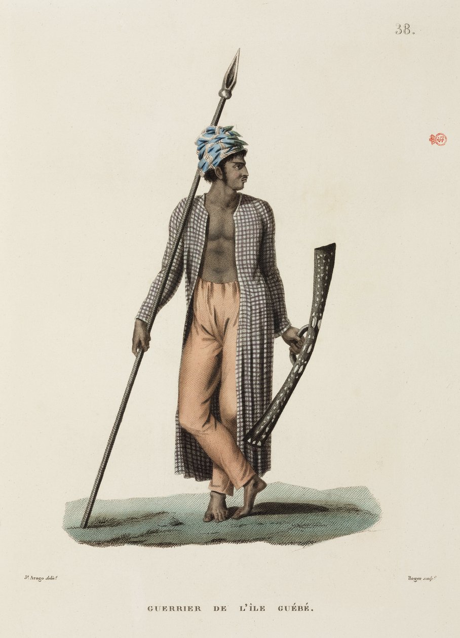 Guerrero de la isla de Guebe de John Pardon