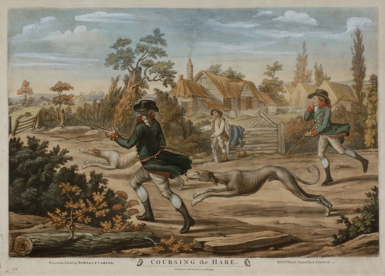 Persiguiendo la liebre de Richard (after) Dighton