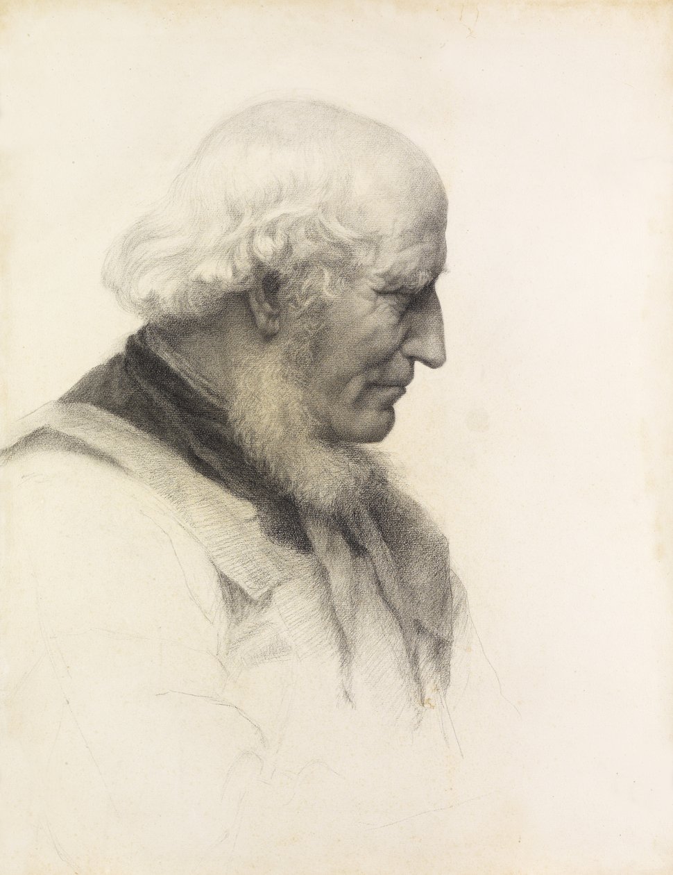 Una cabeza venerable de Richard Ansdell