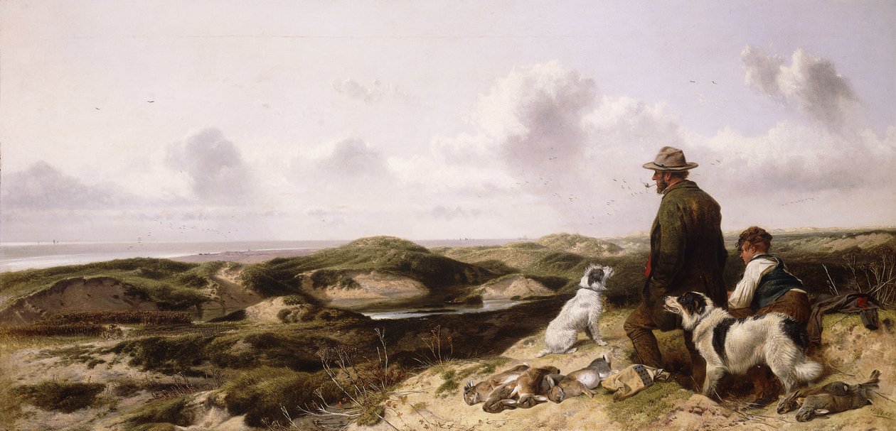 Las Dunas de Arena de Lytham, 1864 de Richard Ansdell