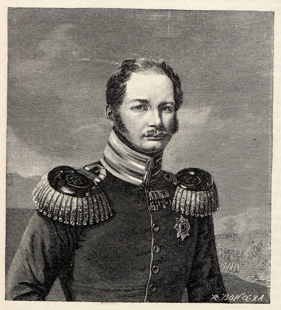 Príncipe Guillermo de Prusia 1797-1888, 1835 de Richard Bong