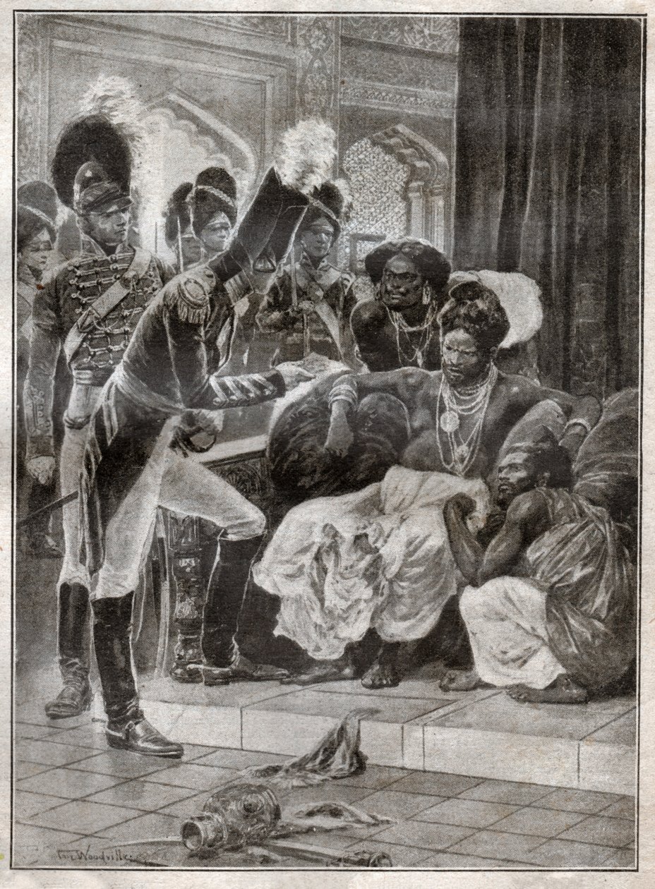 Colonialismo en Sri Lanka de Richard Caton (after) Woodville