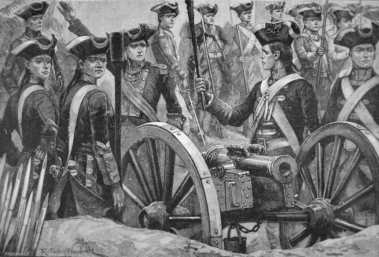 Los hombres que sirvieron bajo Clive de Richard Caton II (after) Woodville