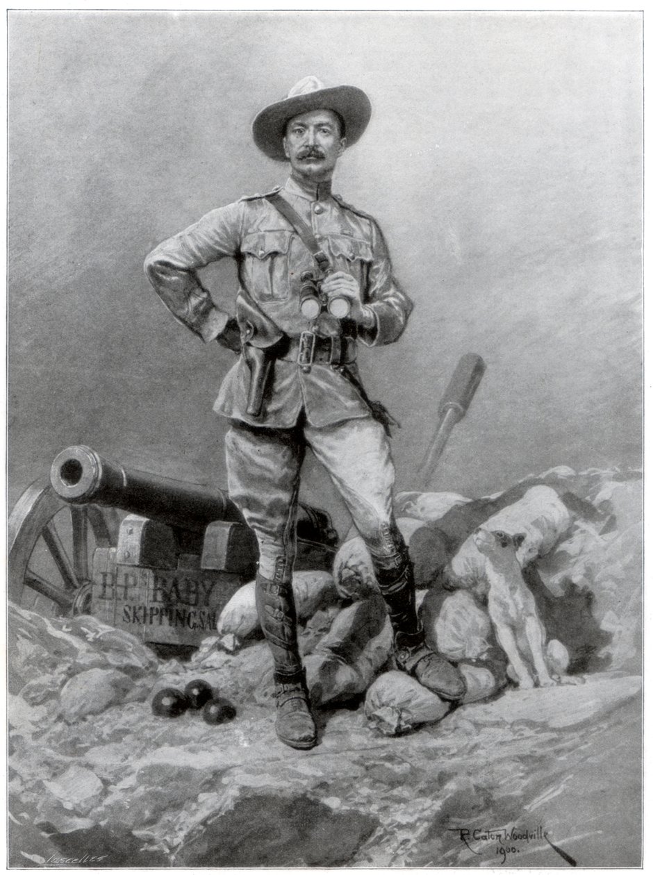 Mayor General Robert Baden Powell 1857-1941, 1900 de Richard Caton II Woodville