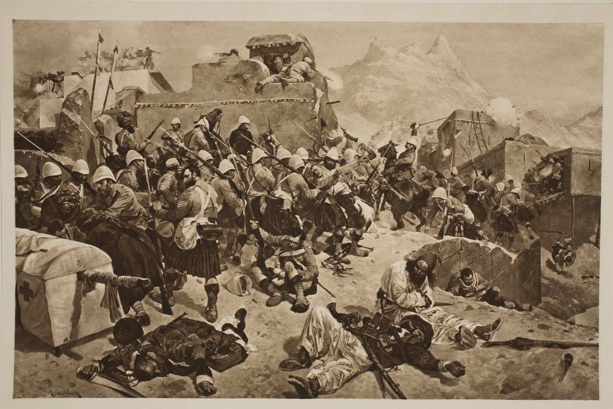 Candahar: Los 92º Highlanders y los 2º Gurkhas Asaltando Gaudi Mullah Sahibdad, de 