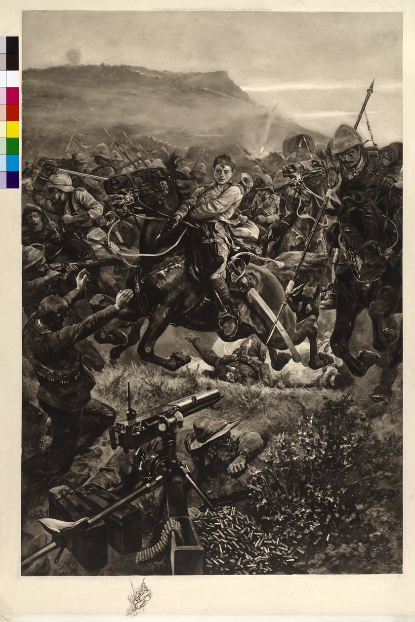 Ataque de caballería de Richard Caton Woodville