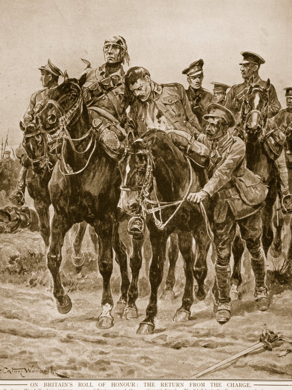 En el Rollo de Honor de Gran Bretaña: el Regreso de la Carga de Richard Caton Woodville junior