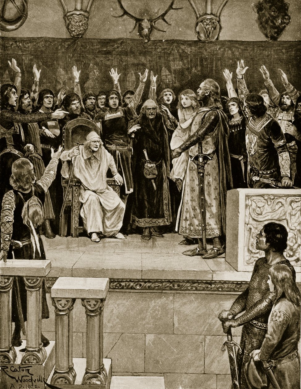 La elección de la Duquesa Niña, ilustración de 