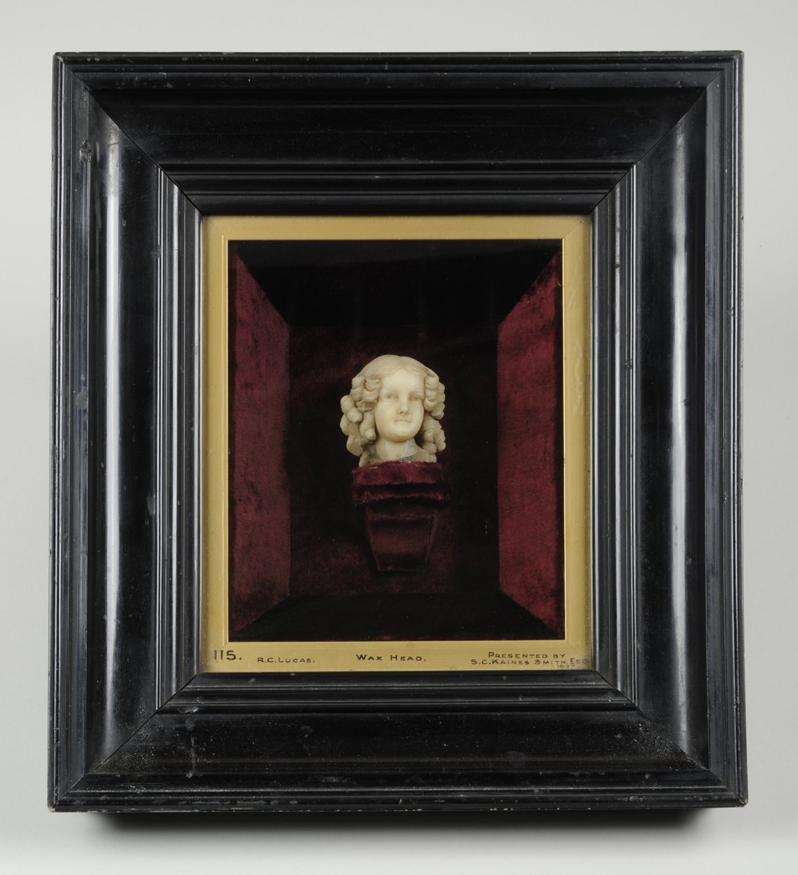 Busto de una niña, c.1850 de Richard Cockle Lucas