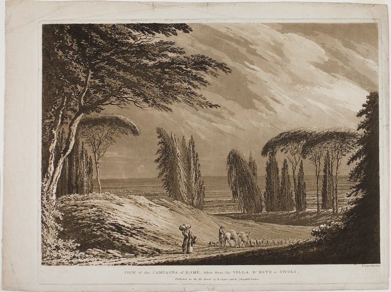 Vista de la Campagna de Roma de Richard Cooper II