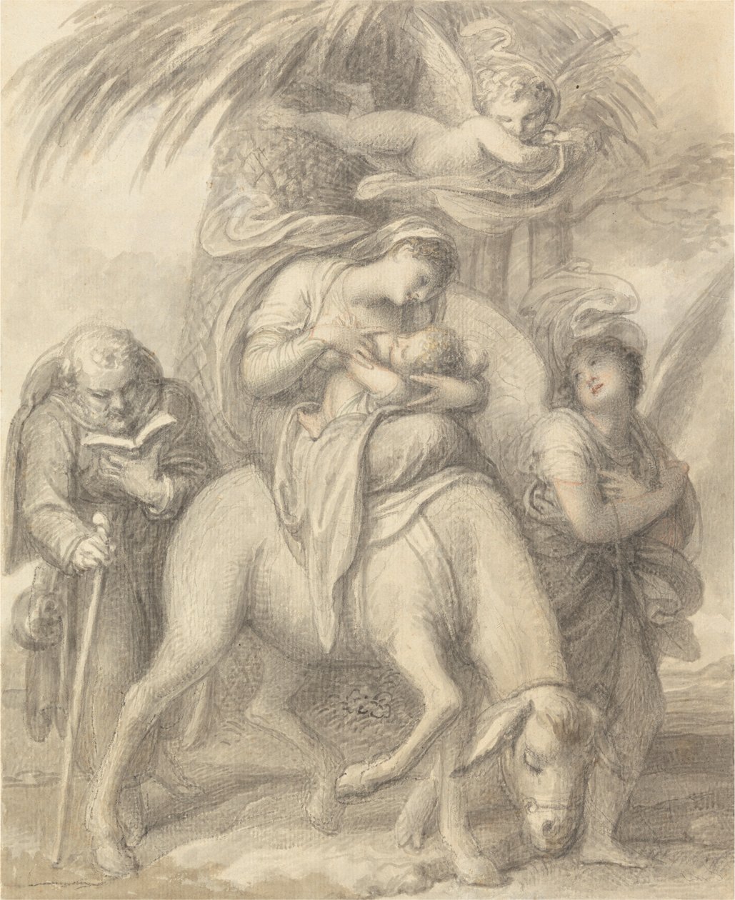 Huida a Egipto de Richard Cosway