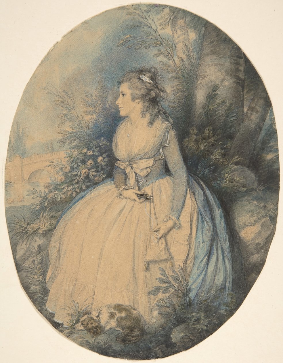 Sra. Robinson como Perdita, ca. 1779 de Richard Cosway