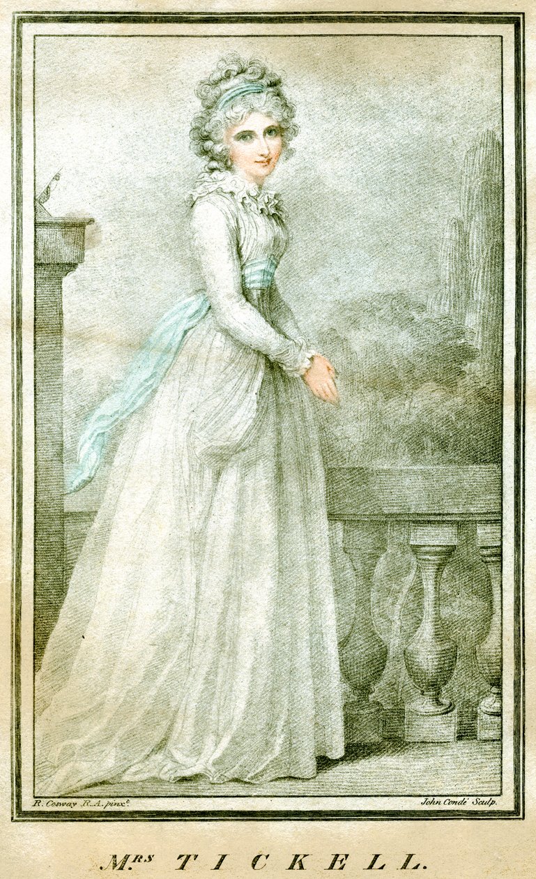 Sra. Tickell, c1780-1810 de Richard Cosway