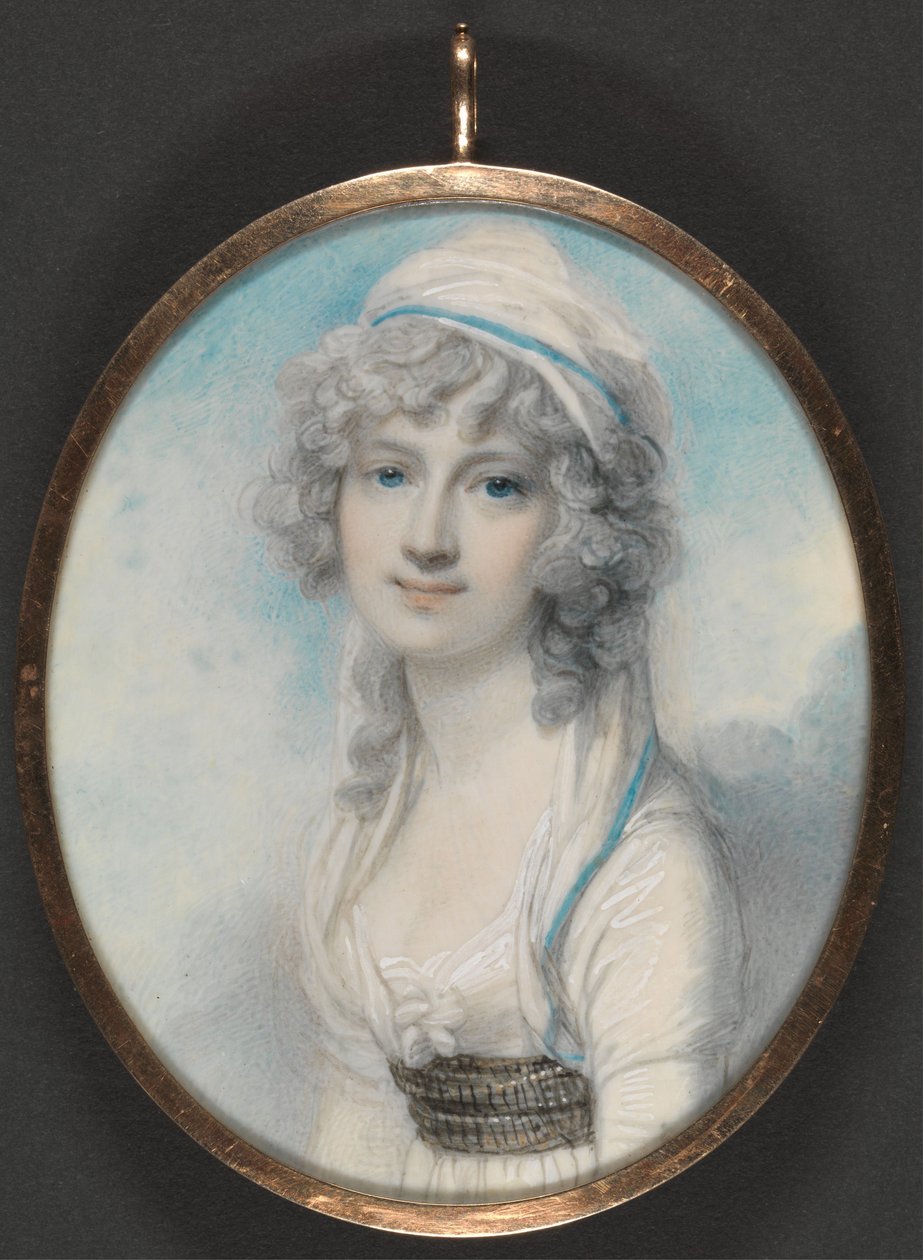 Retrato de una joven dama de Richard Cosway