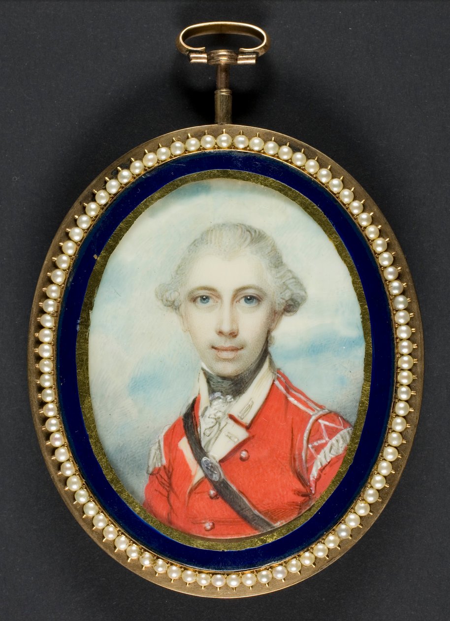 Retrato de un oficial de Richard Cosway